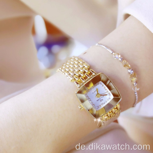 BS FA1197 Chinesische Marke Frauenuhr Für Damen Charme Luxus Edelstahl Rose Gold Quarz Wasserdichte Modeuhren reloj